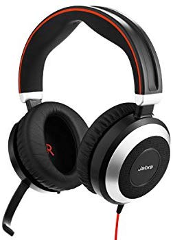 Jabra Evolve 80 – Professional Stereo Noise Cancelling Wired Headset