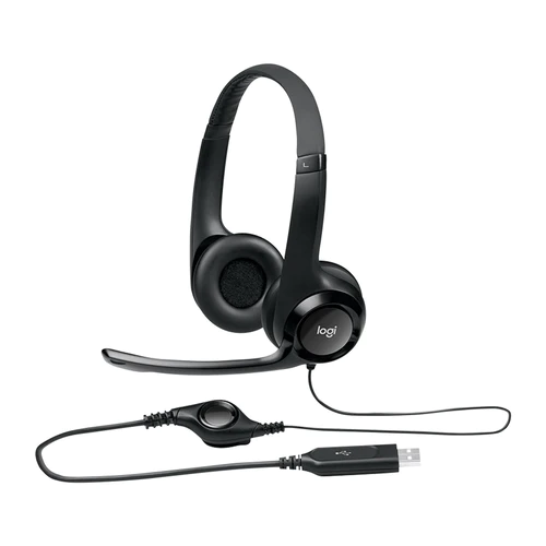 Logitech H390 USB Headset with Noise-Canceling Microphone – 981-000406