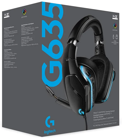 Logitech G635 Gaming Headset - USB2