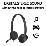 Logitech H340 USB Stereo Headset with Noise-Cancelling Mic